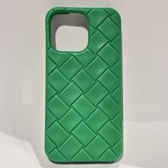 ボッテガ BottegaVeneta iPhone13 シリコンケース グリーン