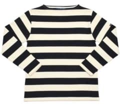 超即決希望　値下げ　未使用　セントジェームス　太ボーダー　T6  生成り/黒のサムネイル