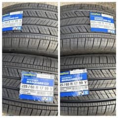 ノーマルタイヤ　2本　225/60R17 新品未使用　②