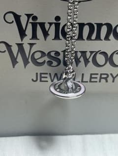 美品]Vivienne Westwood ネックレス シルバーxピンクMサイズ - メルカリ