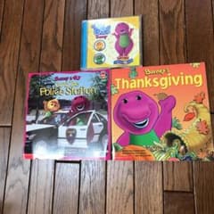 【再値下げ】Barney 英語絵本2冊＋歌のCDのサムネイル