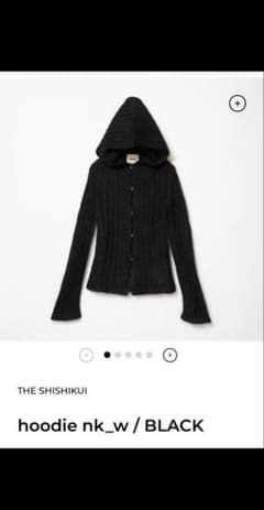 お値下げ！THE SHISHIKUI hoodie nk_w ブラックのサムネイル
