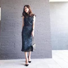 ZARA 宇垣アナ着用　ドレス  ワンピースのサムネイル