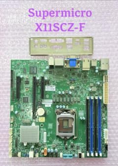 Supermicro X11SCZ-F/IPMI・TPM2.0搭載/クーラー付き - メルカリ