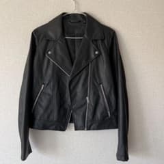 ライダースジャケット レディース 黒のサムネイル