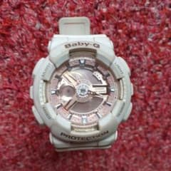 【中古・電池切れ】CASIO Baby-G BA-110 ホワイト 腕時計のサムネイル