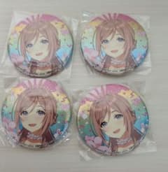 gigo限定　学園アイドルマスター　オーロラ缶バッジ　姫崎莉波　４個セット