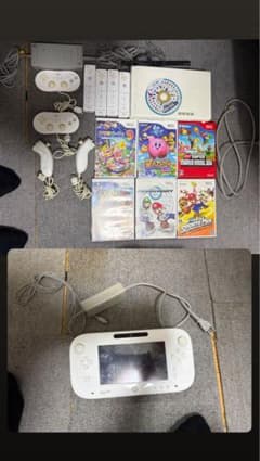Nintendo Wii U 本体 ソフト7本 コントローラーセット - メルカリ
