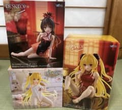 To LOVEる 피규어 3체 세트 타이토 Desktop Cute