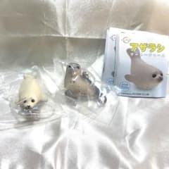 アザラシ　マーカーチャーム　キタンクラブ　フィギュア　ガチャ　めじるし