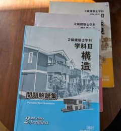 日建学院】2級建築士 学科 問題解説集 2021年版 3冊セット（※施工なし）のサムネイル