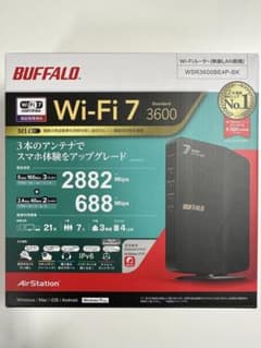 新品未使用/未開封】Wi-Fi 7 ルーター WSR3600BE4P - メルカリ