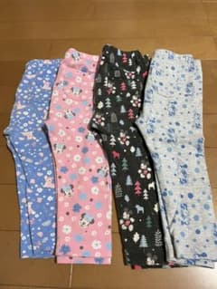 ユニクロ　ディズニーレギンス　80㎝　4本セットのサムネイル