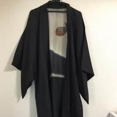 メンズ ノーカラー 羽織  黒のサムネイル