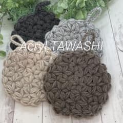 アクリルタワシ　大　4個のサムネイル