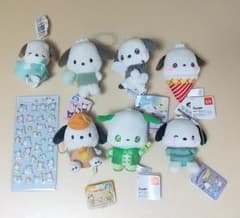【ポチャッコ】マスコット7体セット　シール有　POCHACCO　sanrio