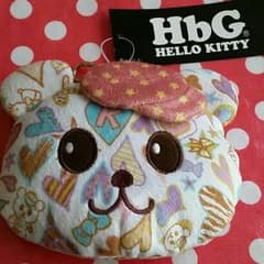 値下しました。HBGKTぬいぐるみパスケースキャメろんハートのサムネイル
