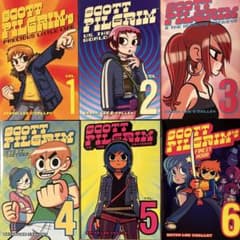 【全巻＋ポスター】スコット・ピルグリム英語版 BOX付 海外コミック 全巻＋ポスター】スコット・ピルグリム英語版 BOX付 海外コミック