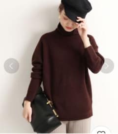 VERMEIL ピュアカシミヤハイネックプルオーバーのサムネイル