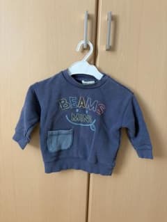 BEAMS mini トレーナー 90cm ネイビーのサムネイル