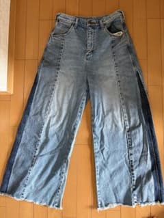 Wrangler ワイドデニムパンツ カットオフのサムネイル