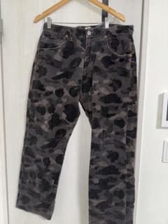 A Bathing Ape コーデュロイパンツ　迷彩のサムネイル