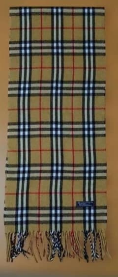 極美品】✨✨Burberrys ノバチェック柄 マフラー フリンジ付き