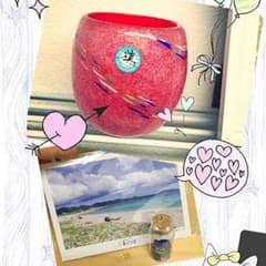 ❤️琉球ガラス  ポストカード  星砂❤️のサムネイル