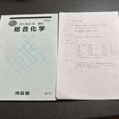 2023 冬期講習 総合化学 河合塾のサムネイル