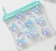 総柄クリアフラットポーチ メゾピアノ　ブルーベリエちゃのサムネイル