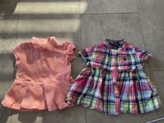 Ralph Lauren 子供用トップス 12M ピンク・チェックのサムネイル