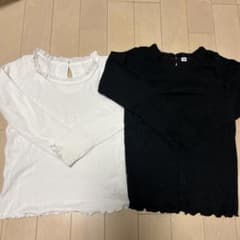 リブ長袖　2枚セットのサムネイル