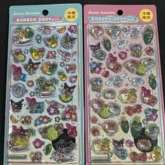 【正規品】沖縄限定 サンリオボンボンドロップシール 2枚セットのサムネイル