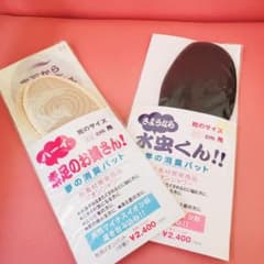 ☆靴用　消臭パット　中敷　パンプス　ブーツ　ストッキング　靴下のサムネイル