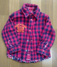 Daddy Oh Daddy　ネルシャツ（赤×紺）のサムネイル