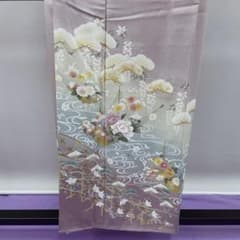 BY☆3559☆ 色留袖 袷 訪問着仕立て グレーみ淡い紫色 - メルカリ