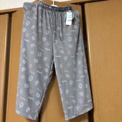 婦人さらさらパンツ M~L グレー ハリネズミ柄 ステテコのサムネイル