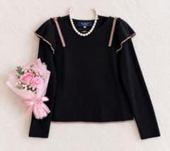 M'S GRACY エムズグレイシー フリル 長袖ニット 38のサムネイル