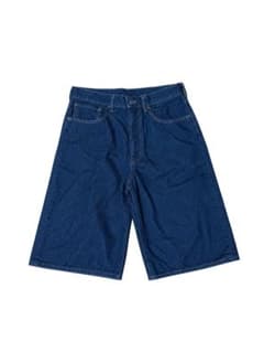 デニムハーフパンツ インディゴブルーのサムネイル