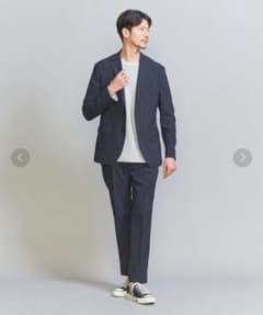 BEAUTY&YOUTH サマーセットアップ ￥19,800 L ネイビー - メルカリ