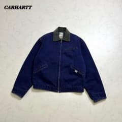 100周年】USA製 カーハート デトロイトジャケット 紺 stussy - メルカリ