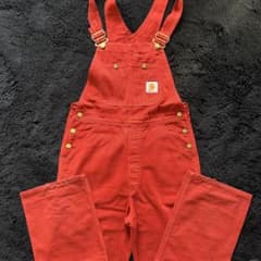 Carhartt オーバーオール レッド ロゴプリントのサムネイル