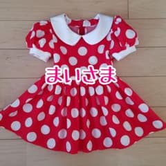 【まいさま】赤ドット ミニワンピース スタンダードのサムネイル