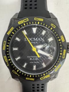 おしゃれ‼️イタリア製❗️LOCMAN自動巻腕時計/ラバー/REF.216 稼動品‼️ おしゃれ‼️イタリア製❗️LOCMAN自動巻腕時計/ラバー/REF.216 稼動品