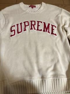 supreme 白ニット Sのサムネイル