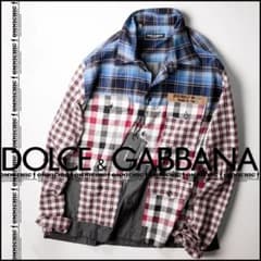 21万DOLCE&GABBANAパッチワークチェックシャツ40ドルチェガッバーナ 21万DOLCE&GABBANAパッチワークチェックシャツ40ドルチェガッバーナ