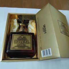サントリー ローヤル15年 ゴールドラベル 750ml SRDD1 箱入り - メルカリ