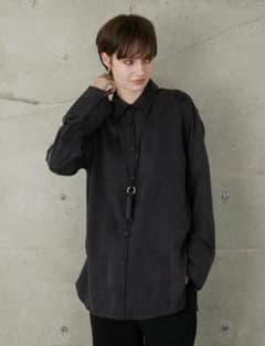 LA PEAU DE GEM ラポドゥジェム soft rayon shirt - メルカリ