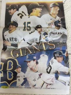 読売ジャイアンツ オリックス 交流戦 新聞広告のサムネイル