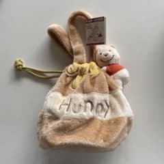 くまのプーさん ぬいぐるみ付き 巾着ポーチのサムネイル